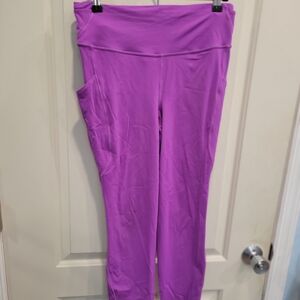 Lululemon Athletica Purple Fast And Free Leggings